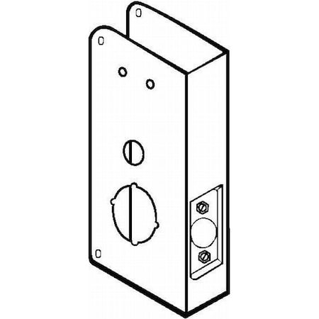 Don-Jo 9" Classic Wrap Around for Codelocks 2010, 4010, and 5000 with 2-3/4" Backset and 1-3/4" Door CW23PB
